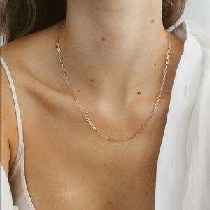 Leia by Valeria Ari Paperclip Necklace